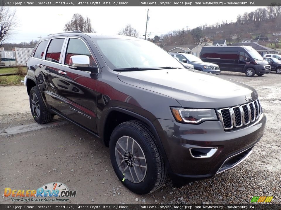 2020 Jeep Grand Cherokee Limited 4x4 Granite Crystal Metallic / Black Photo #6