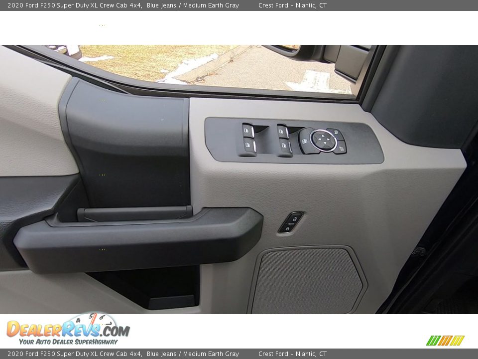 2020 Ford F250 Super Duty XL Crew Cab 4x4 Blue Jeans / Medium Earth Gray Photo #12
