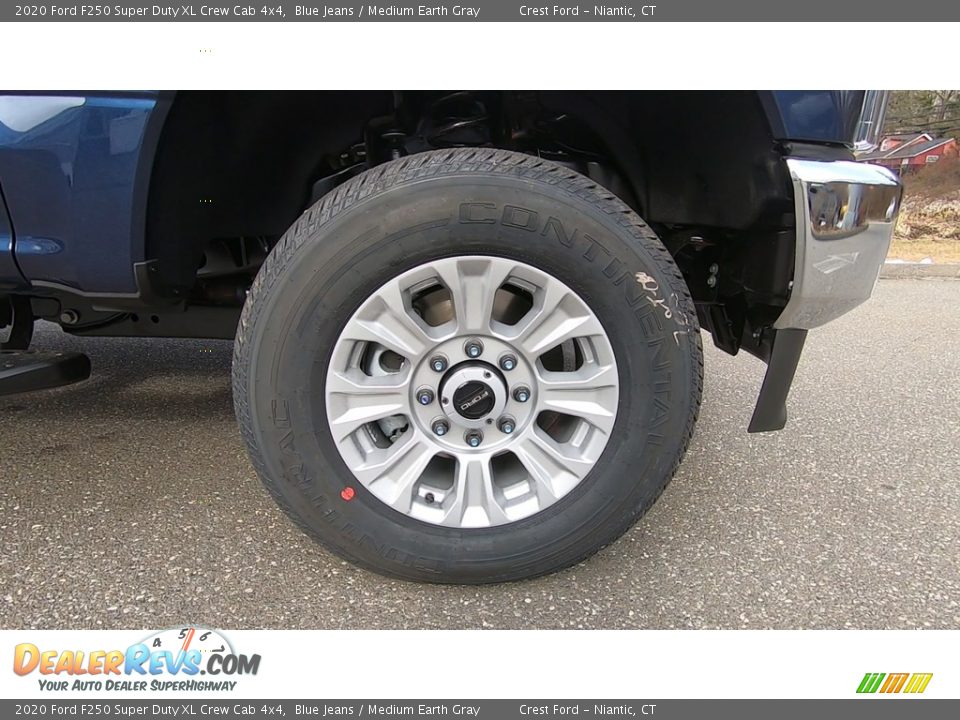 2020 Ford F250 Super Duty XL Crew Cab 4x4 Blue Jeans / Medium Earth Gray Photo #26