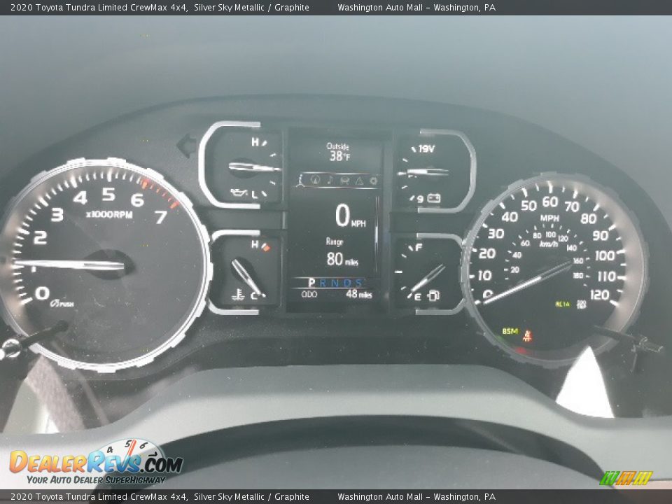 2020 Toyota Tundra Limited CrewMax 4x4 Silver Sky Metallic / Graphite Photo #8