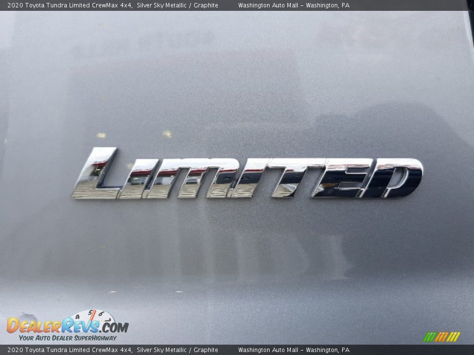 2020 Toyota Tundra Limited CrewMax 4x4 Silver Sky Metallic / Graphite Photo #10