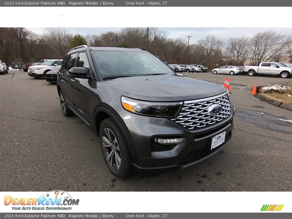 2020 Ford Explorer Platinum 4WD Magnetic Metallic / Ebony Photo #1