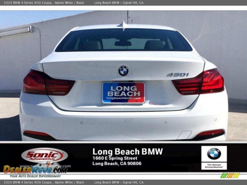 2020 BMW 4 Series 430i Coupe Alpine White / Black Photo #3