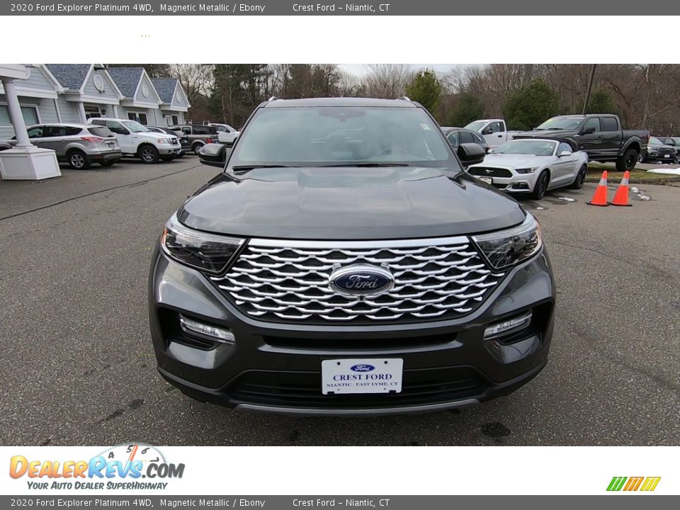 2020 Ford Explorer Platinum 4WD Magnetic Metallic / Ebony Photo #2