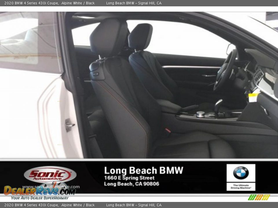 2020 BMW 4 Series 430i Coupe Alpine White / Black Photo #7
