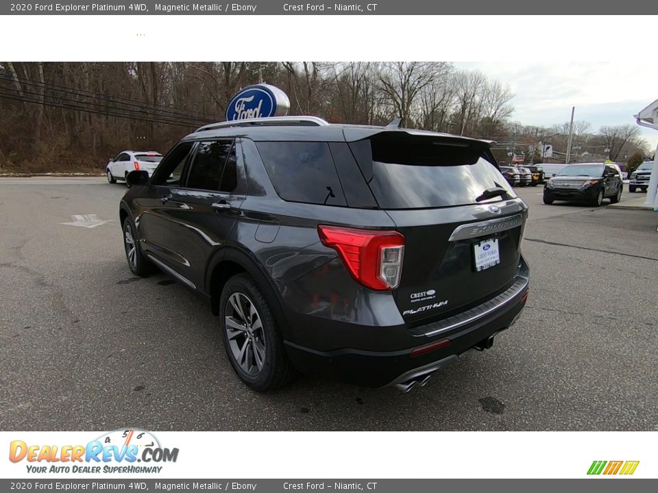 2020 Ford Explorer Platinum 4WD Magnetic Metallic / Ebony Photo #5
