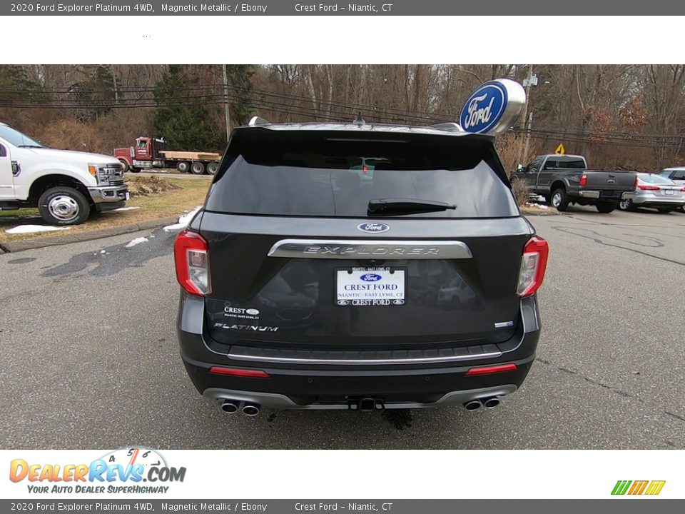 2020 Ford Explorer Platinum 4WD Magnetic Metallic / Ebony Photo #6