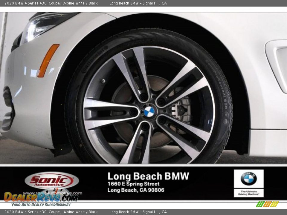 2020 BMW 4 Series 430i Coupe Alpine White / Black Photo #9