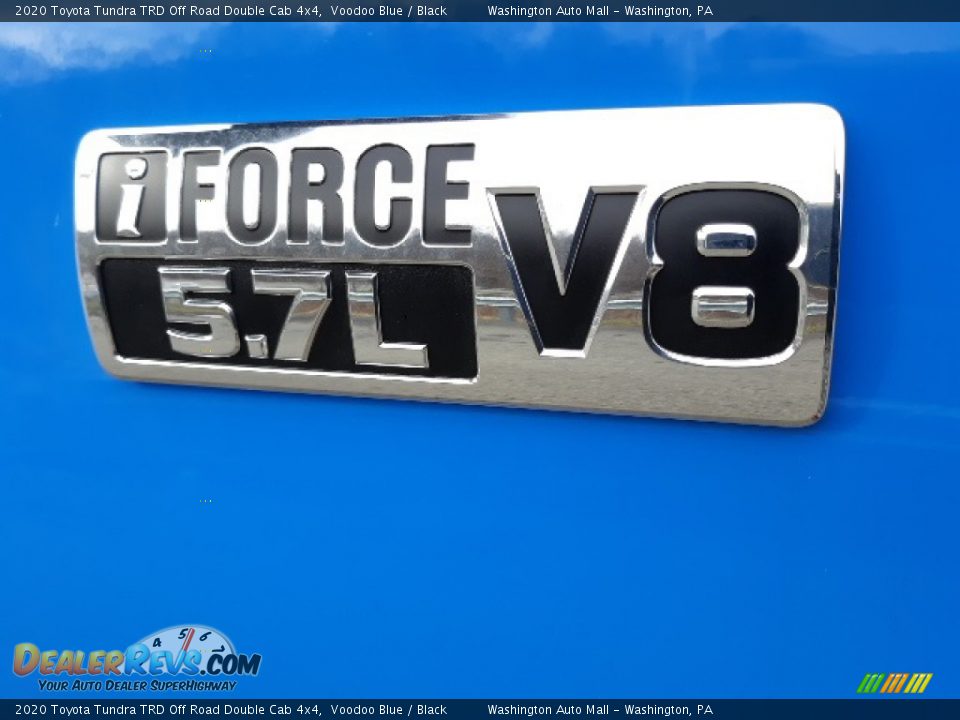 2020 Toyota Tundra TRD Off Road Double Cab 4x4 Voodoo Blue / Black Photo #8