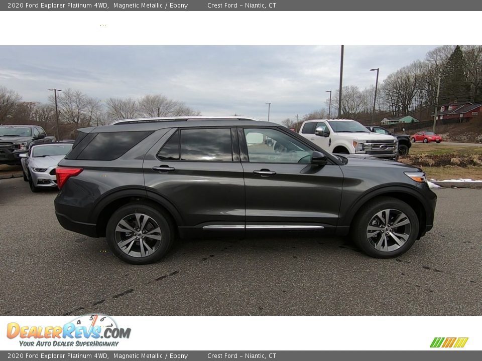 2020 Ford Explorer Platinum 4WD Magnetic Metallic / Ebony Photo #8