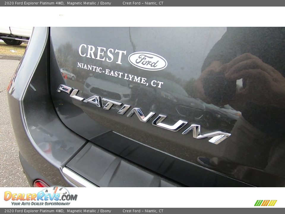 2020 Ford Explorer Platinum 4WD Magnetic Metallic / Ebony Photo #9