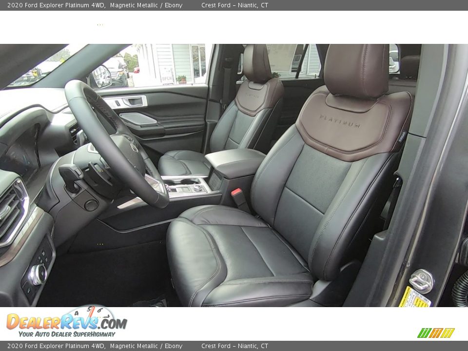 2020 Ford Explorer Platinum 4WD Magnetic Metallic / Ebony Photo #11