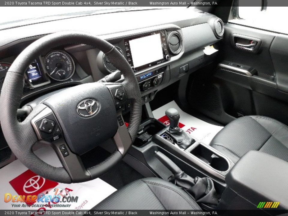 2020 Toyota Tacoma TRD Sport Double Cab 4x4 Silver Sky Metallic / Black Photo #3