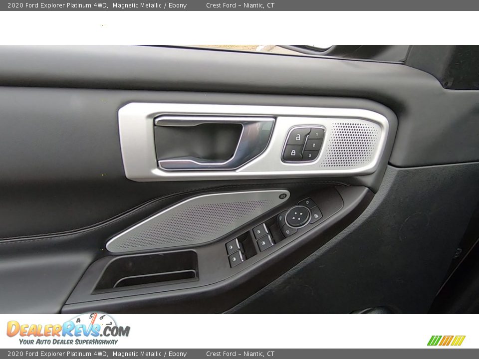 2020 Ford Explorer Platinum 4WD Magnetic Metallic / Ebony Photo #12