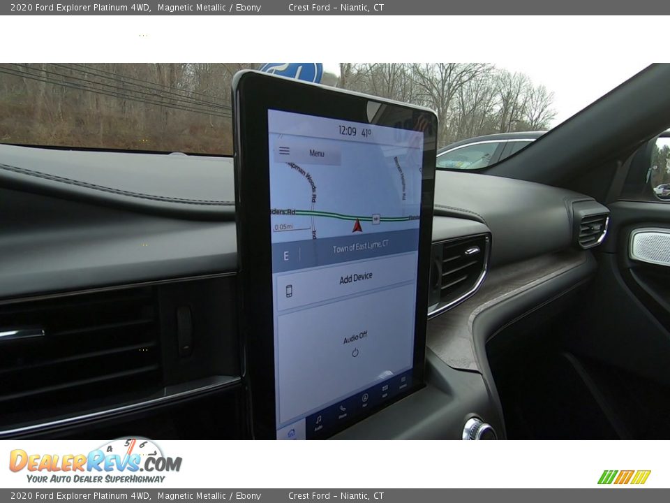 2020 Ford Explorer Platinum 4WD Magnetic Metallic / Ebony Photo #14