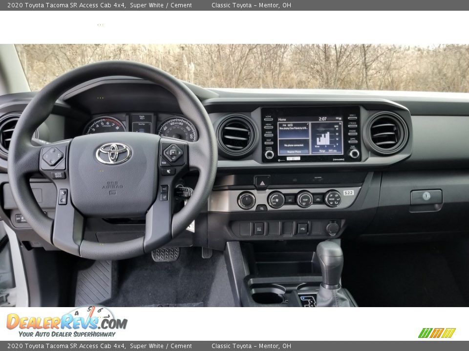 Dashboard of 2020 Toyota Tacoma SR Access Cab 4x4 Photo #3