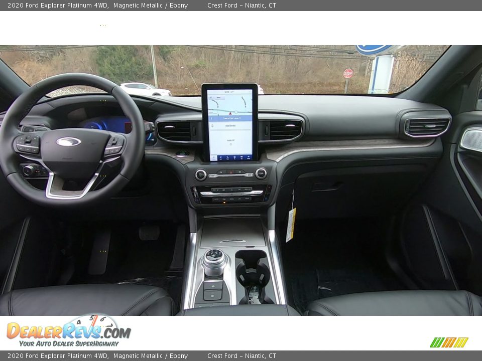 2020 Ford Explorer Platinum 4WD Magnetic Metallic / Ebony Photo #19