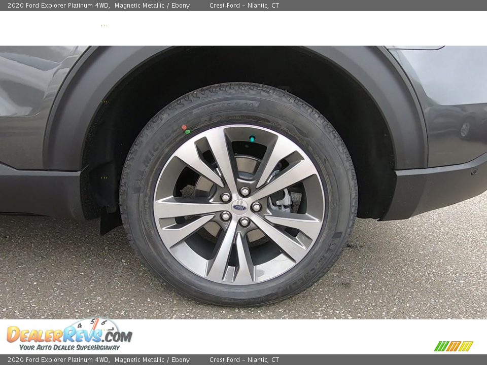 2020 Ford Explorer Platinum 4WD Magnetic Metallic / Ebony Photo #20