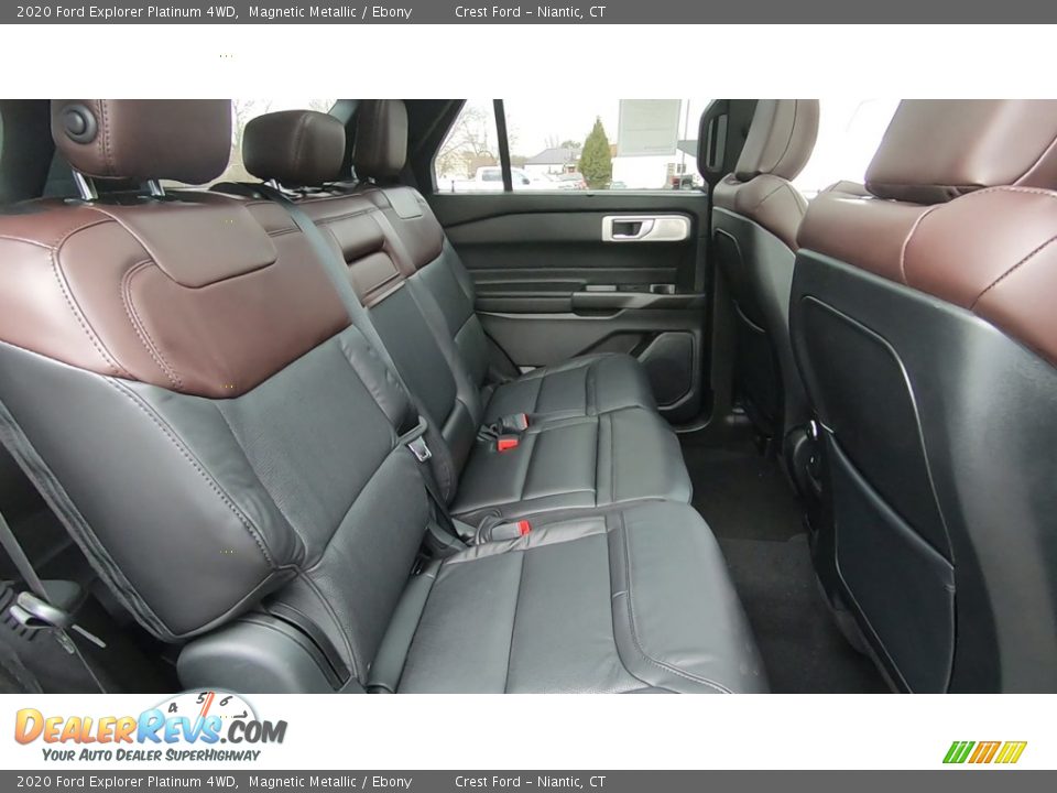 2020 Ford Explorer Platinum 4WD Magnetic Metallic / Ebony Photo #23