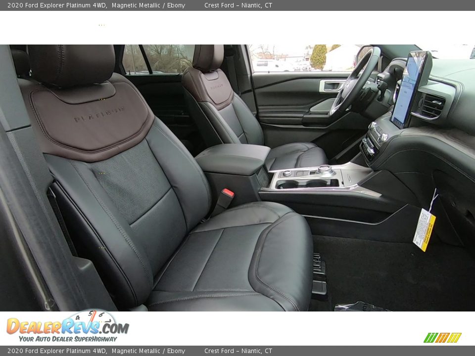 2020 Ford Explorer Platinum 4WD Magnetic Metallic / Ebony Photo #25
