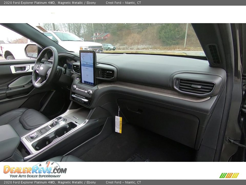 2020 Ford Explorer Platinum 4WD Magnetic Metallic / Ebony Photo #26