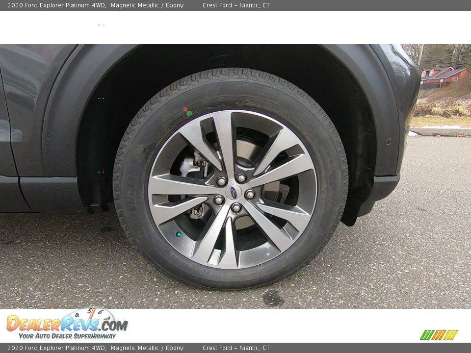 2020 Ford Explorer Platinum 4WD Magnetic Metallic / Ebony Photo #27