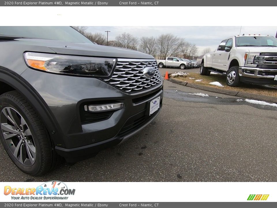 2020 Ford Explorer Platinum 4WD Magnetic Metallic / Ebony Photo #28