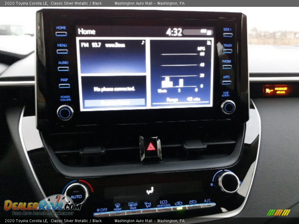 2020 Toyota Corolla LE Classic Silver Metallic / Black Photo #5