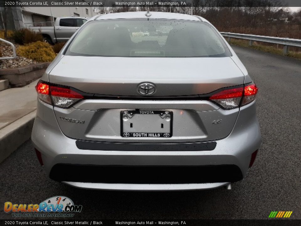 2020 Toyota Corolla LE Classic Silver Metallic / Black Photo #7