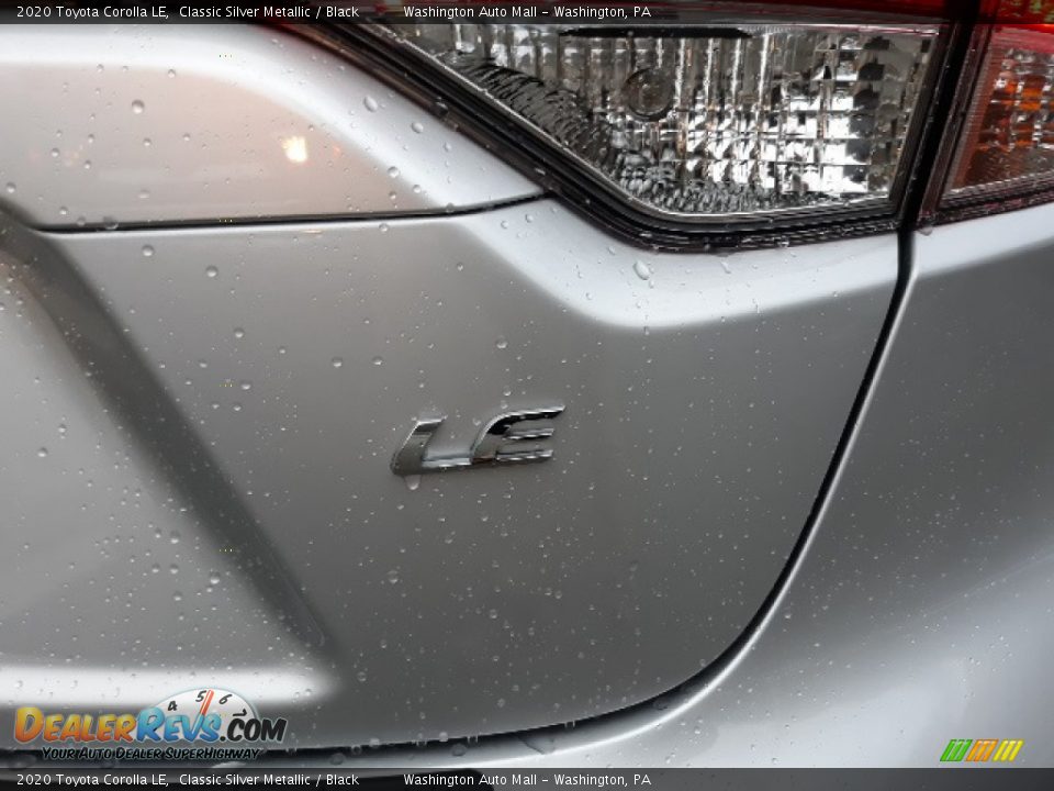 2020 Toyota Corolla LE Classic Silver Metallic / Black Photo #8