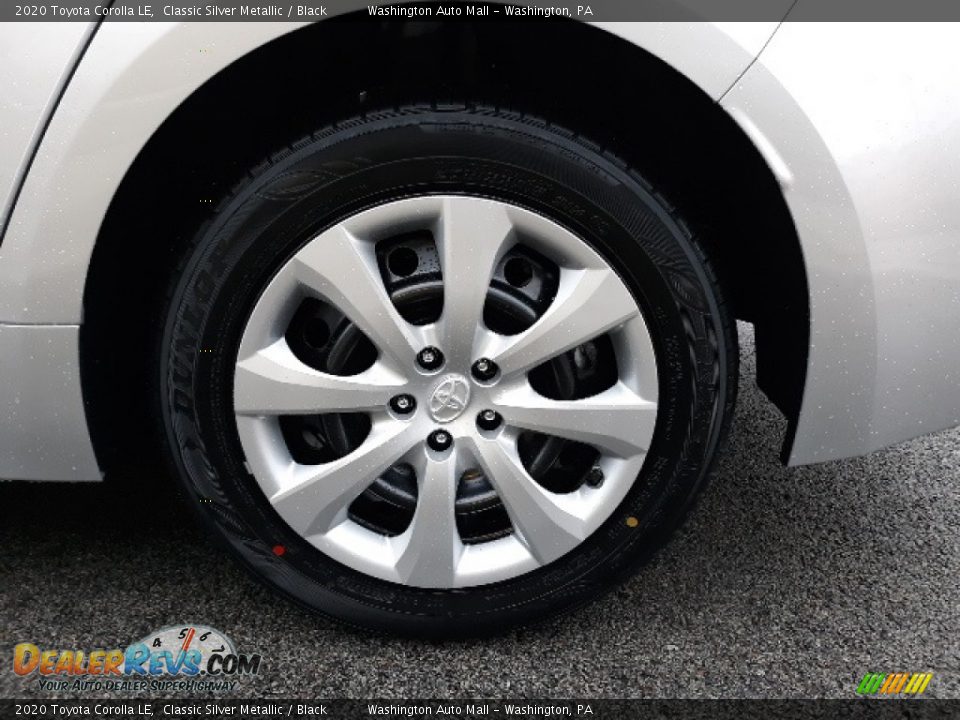 2020 Toyota Corolla LE Classic Silver Metallic / Black Photo #9