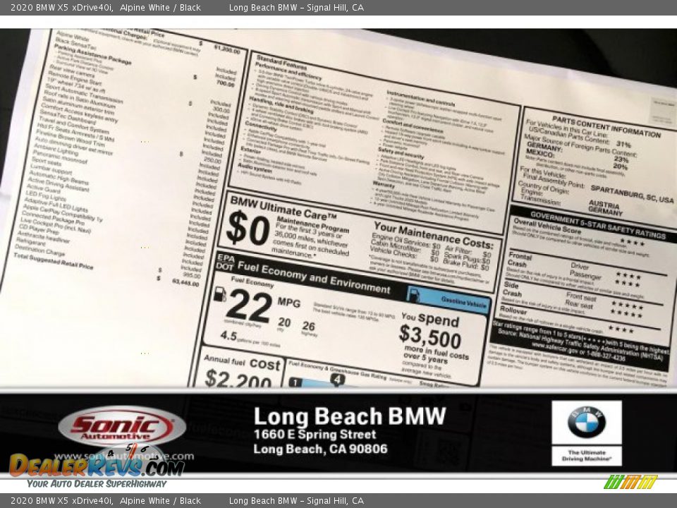 2020 BMW X5 xDrive40i Alpine White / Black Photo #10