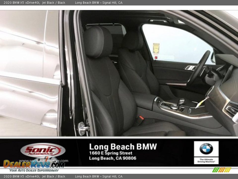 2020 BMW X5 xDrive40i Jet Black / Black Photo #7