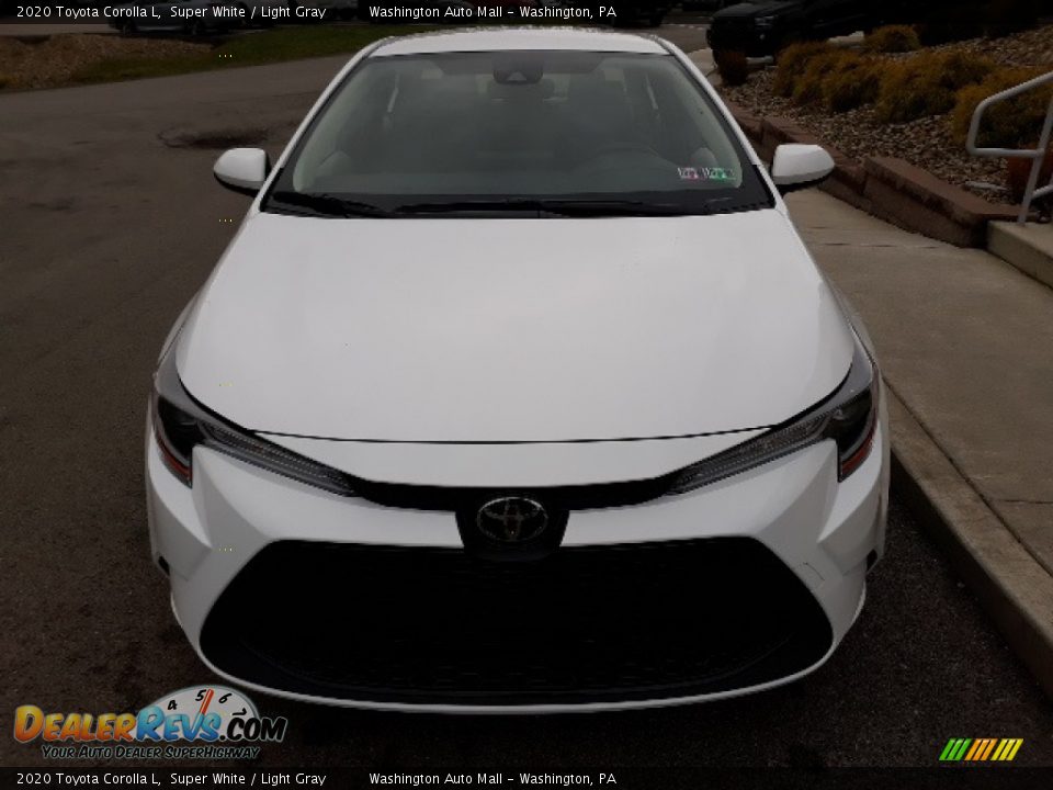 2020 Toyota Corolla L Super White / Light Gray Photo #6