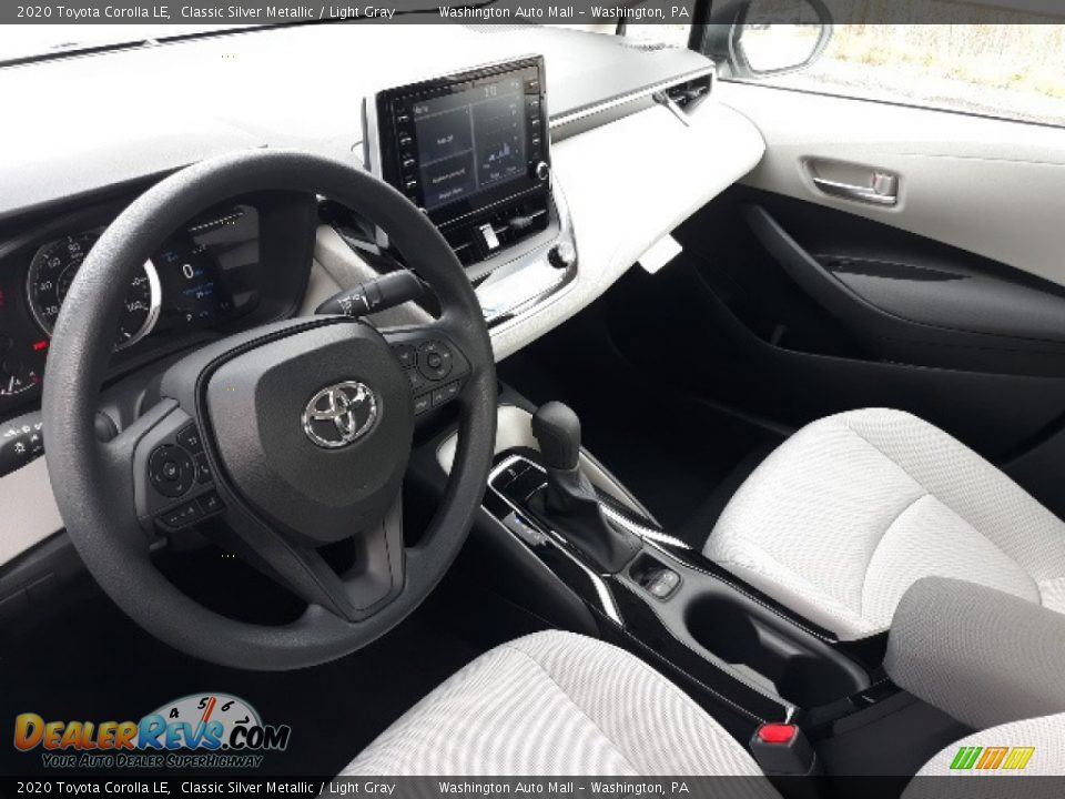 2020 Toyota Corolla LE Classic Silver Metallic / Light Gray Photo #3