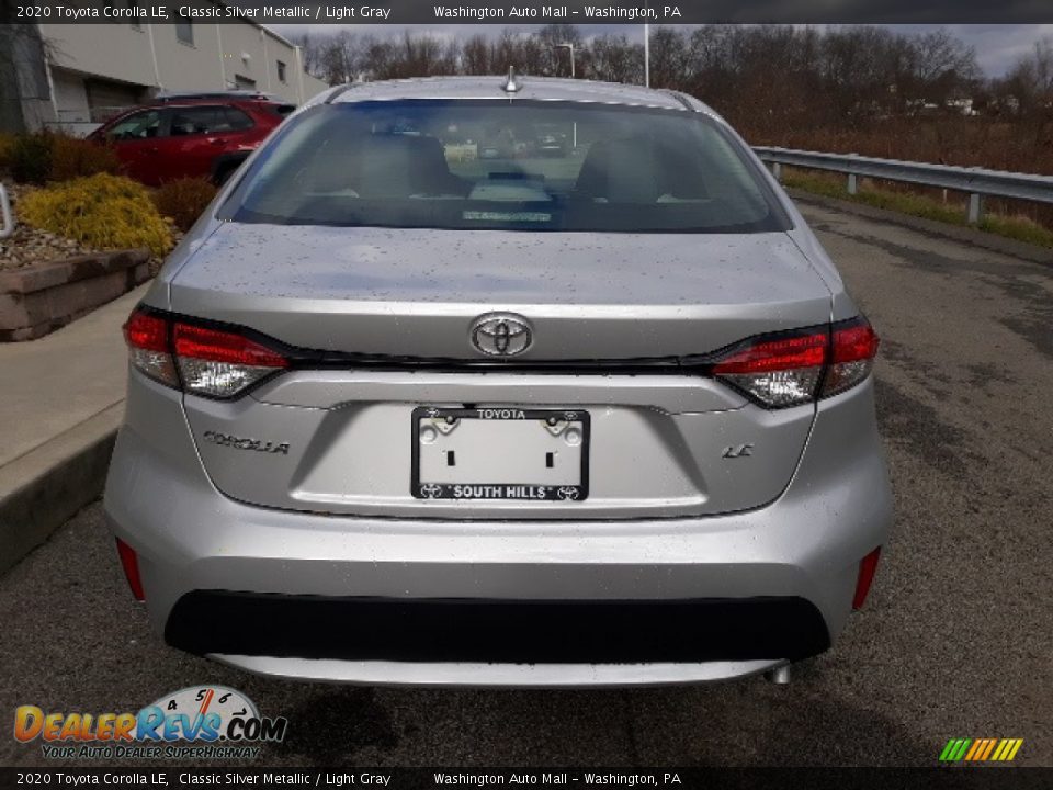 2020 Toyota Corolla LE Classic Silver Metallic / Light Gray Photo #7