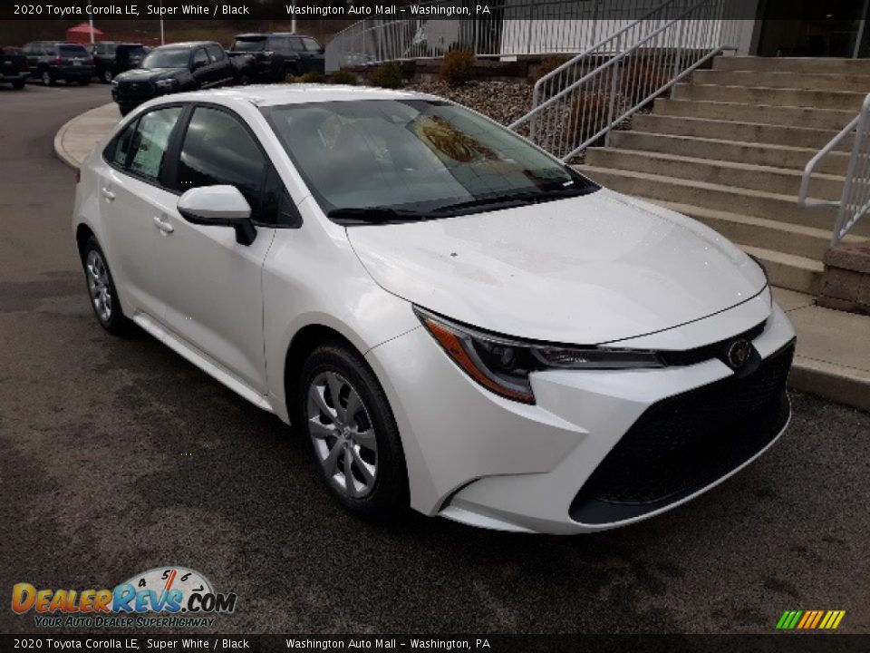 2020 Toyota Corolla LE Super White / Black Photo #1
