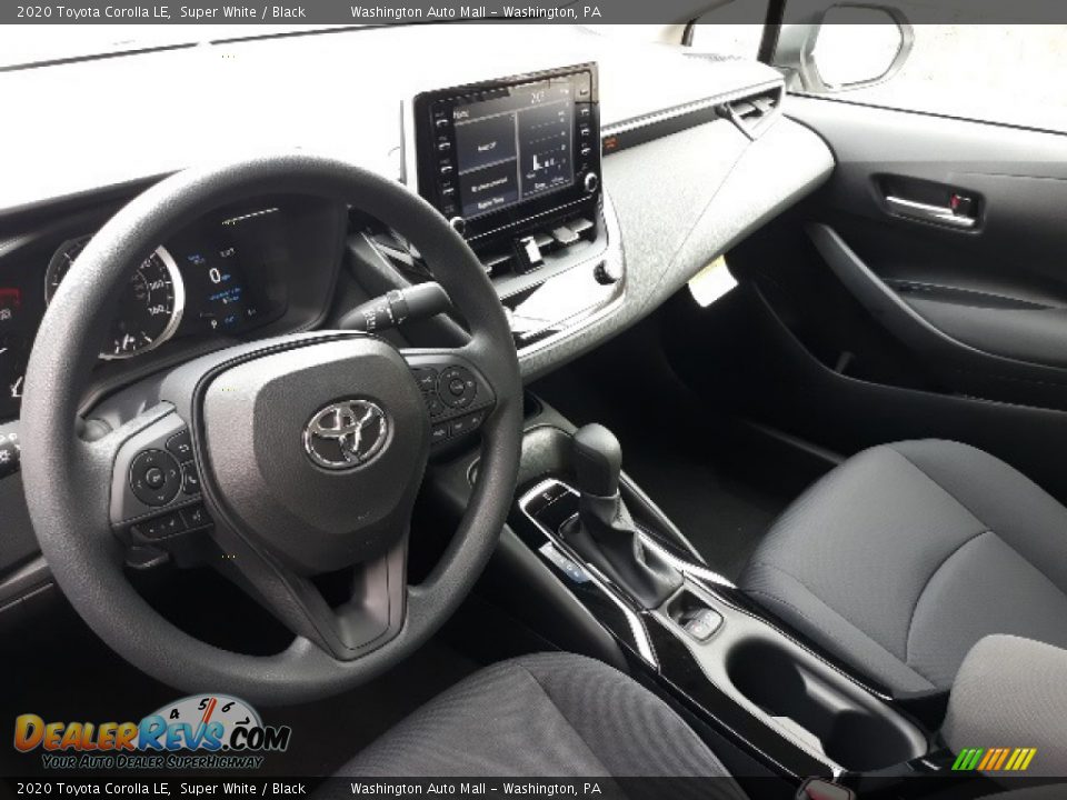 2020 Toyota Corolla LE Super White / Black Photo #3