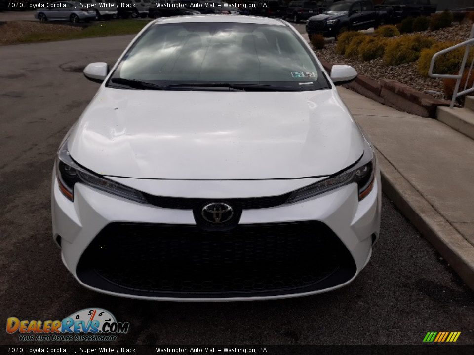 2020 Toyota Corolla LE Super White / Black Photo #6