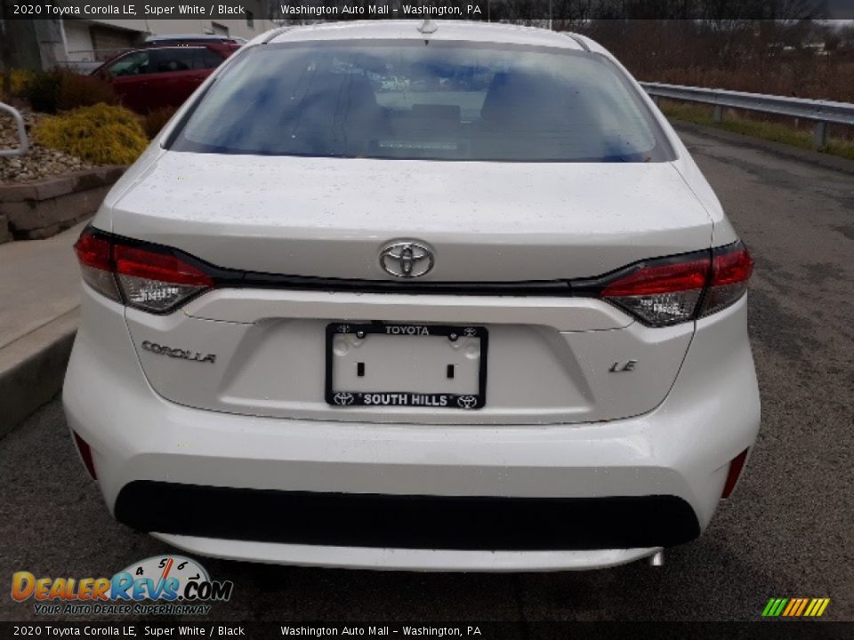 2020 Toyota Corolla LE Super White / Black Photo #7