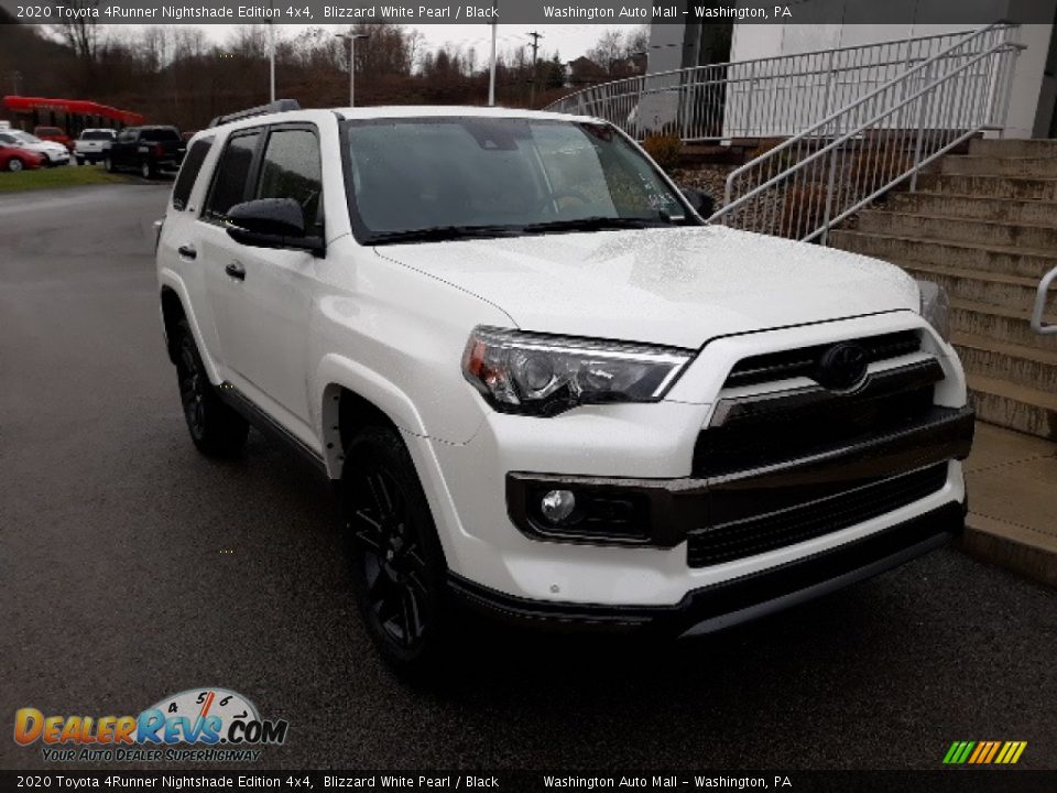 2020 Toyota 4Runner Nightshade Edition 4x4 Blizzard White Pearl / Black Photo #1