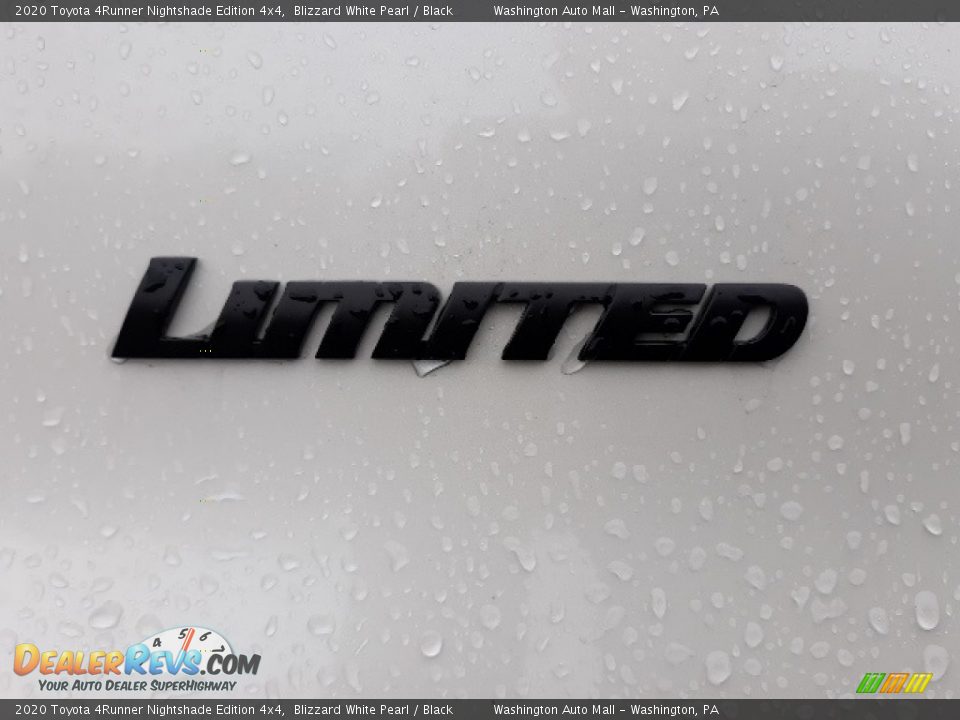 2020 Toyota 4Runner Nightshade Edition 4x4 Blizzard White Pearl / Black Photo #9