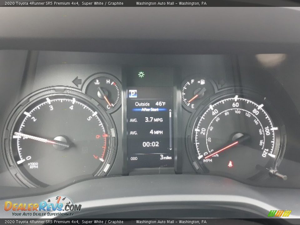 2020 Toyota 4Runner SR5 Premium 4x4 Super White / Graphite Photo #11