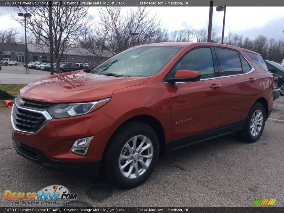 2020 Chevrolet Equinox LT AWD Cayenne Orange Metallic / Jet Black Photo #5