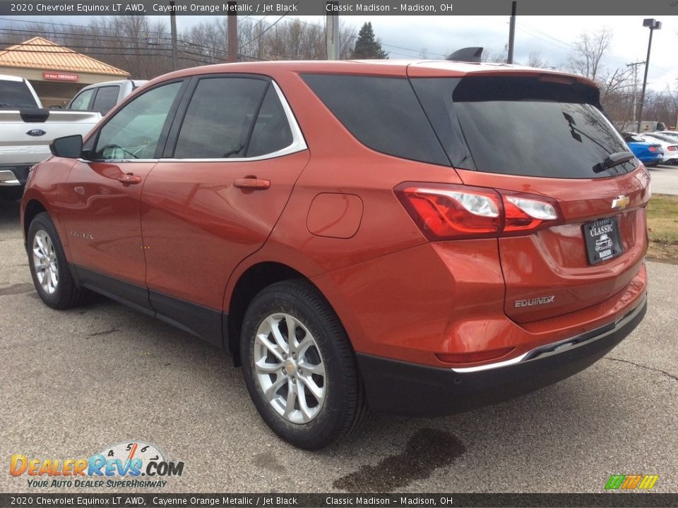 2020 Chevrolet Equinox LT AWD Cayenne Orange Metallic / Jet Black Photo #7