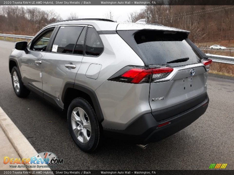 Silver Sky Metallic 2020 Toyota RAV4 LE AWD Hybrid Photo #2