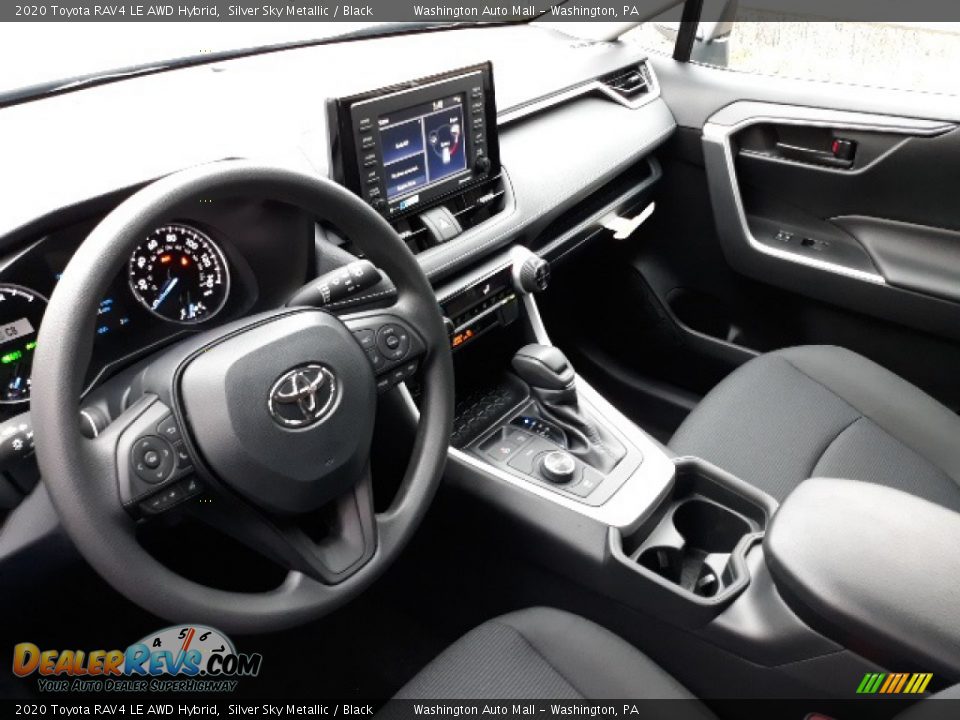Front Seat of 2020 Toyota RAV4 LE AWD Hybrid Photo #3