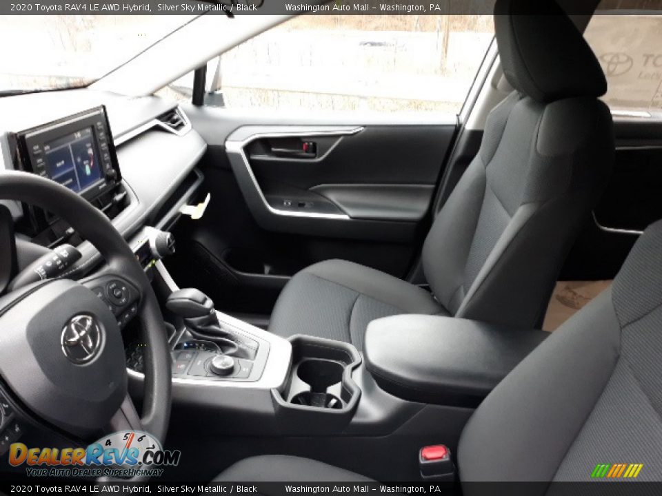 Front Seat of 2020 Toyota RAV4 LE AWD Hybrid Photo #4