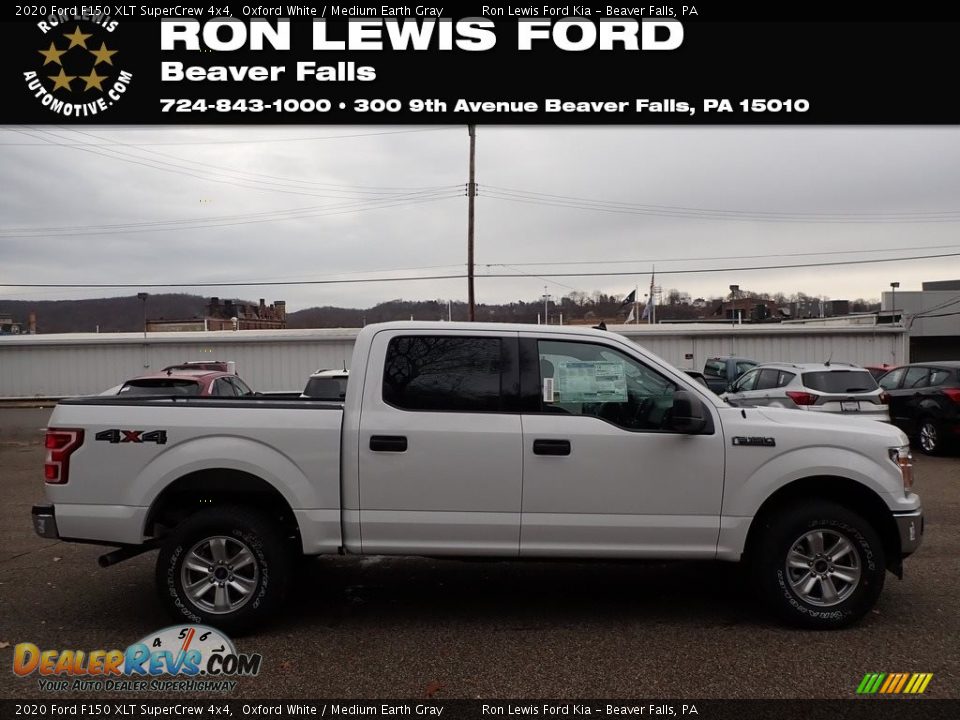 2020 Ford F150 XLT SuperCrew 4x4 Oxford White / Medium Earth Gray Photo #1