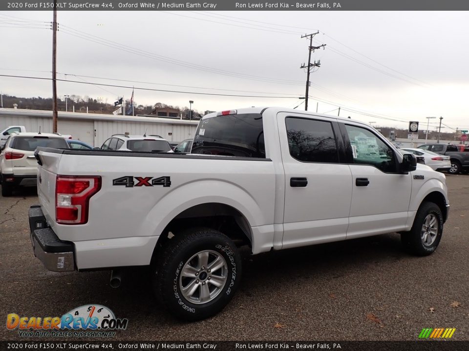 2020 Ford F150 XLT SuperCrew 4x4 Oxford White / Medium Earth Gray Photo #2